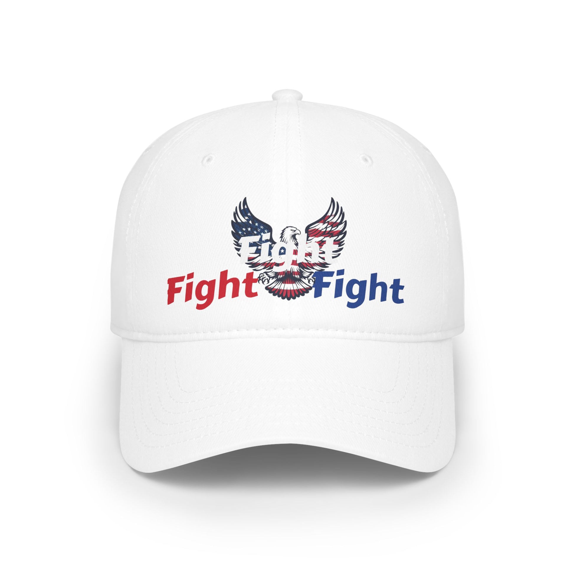 Patriotic Fight Fight Fight Low Profile Baseball Cap - Top That Tees