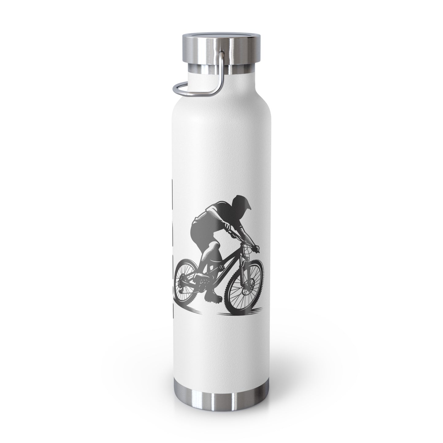 RIDE Copper Vacuum Insulated Bottle, 22oz, Mountain Biking, Riding, Bottle, Cycling Hydration, Water Bottle, Bicycle Enthusiast Bottle, MTB - Top That Tees