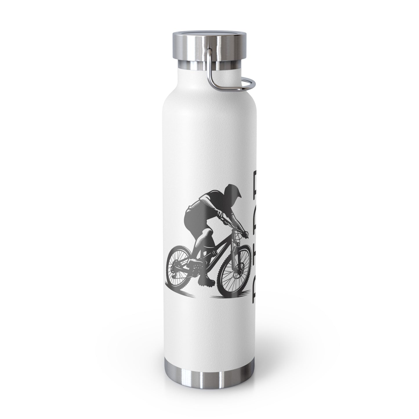 RIDE Copper Vacuum Insulated Bottle, 22oz, Mountain Biking, Riding, Bottle, Cycling Hydration, Water Bottle, Bicycle Enthusiast Bottle, MTB - Top That Tees