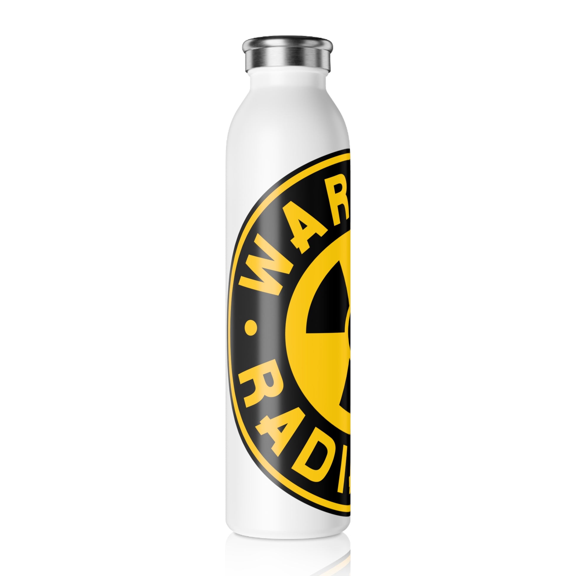 Radiation Warning Slim Water Bottle - Top That Tees