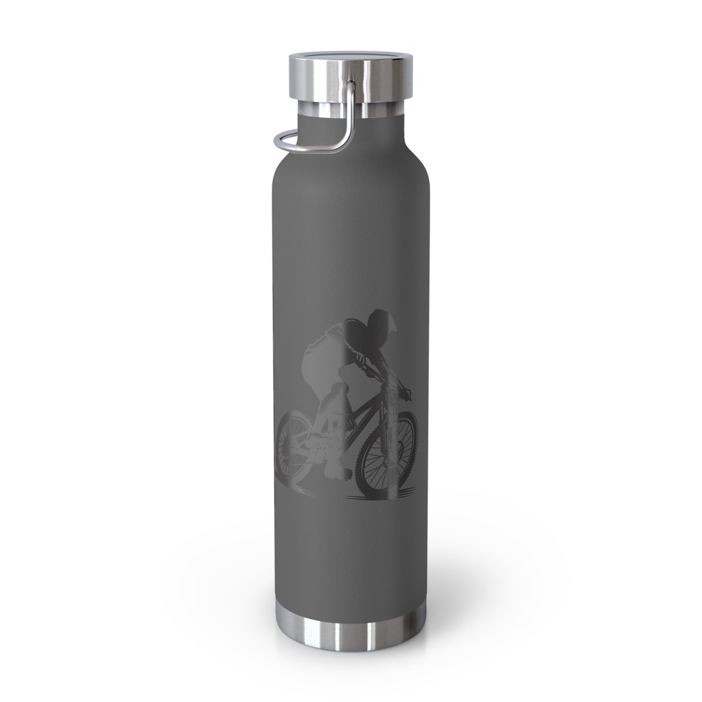 RIDE Copper Vacuum Insulated Bottle, 22oz, Mountain Biking, Riding, Bottle, Cycling Hydration, Water Bottle, Bicycle Enthusiast Bottle, MTB - Top That Tees