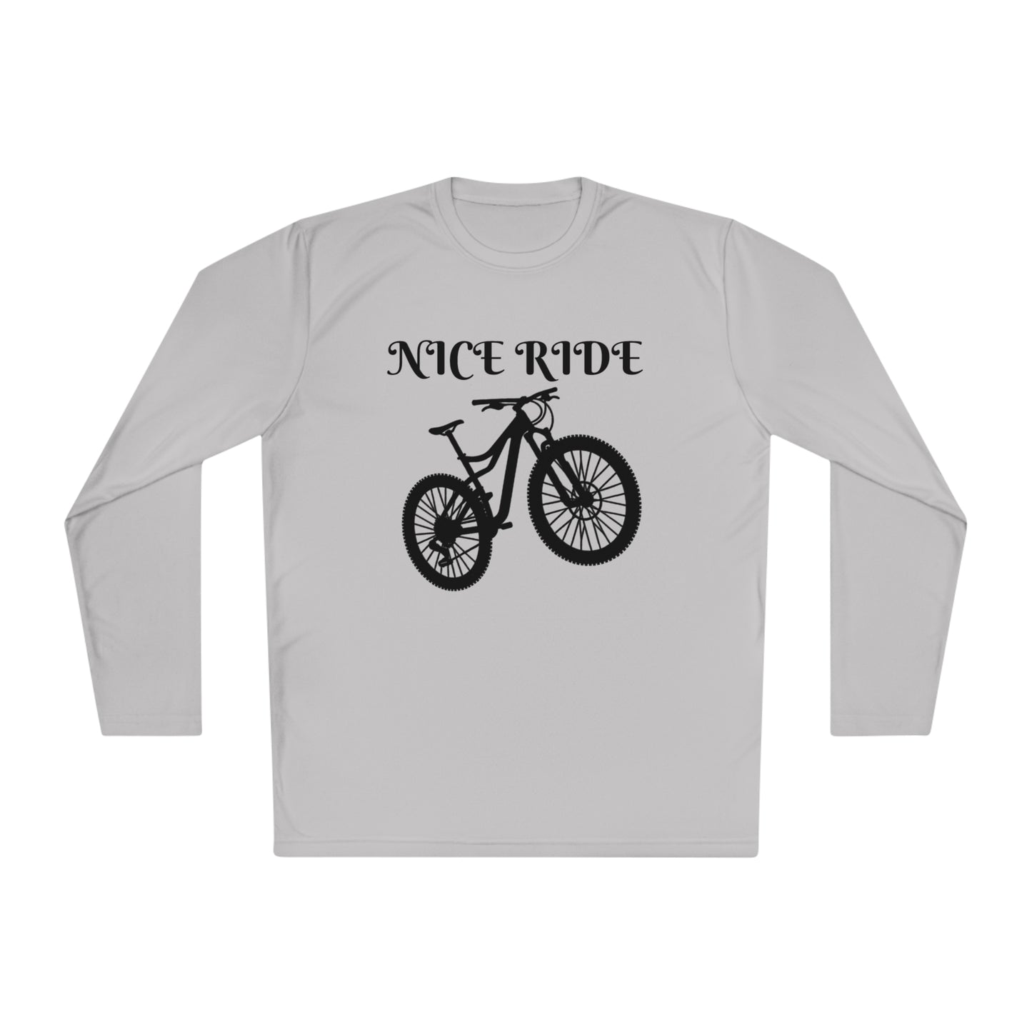 NICE RIDE Unisex Lightweight Long Sleeve Tee - Top That Tees