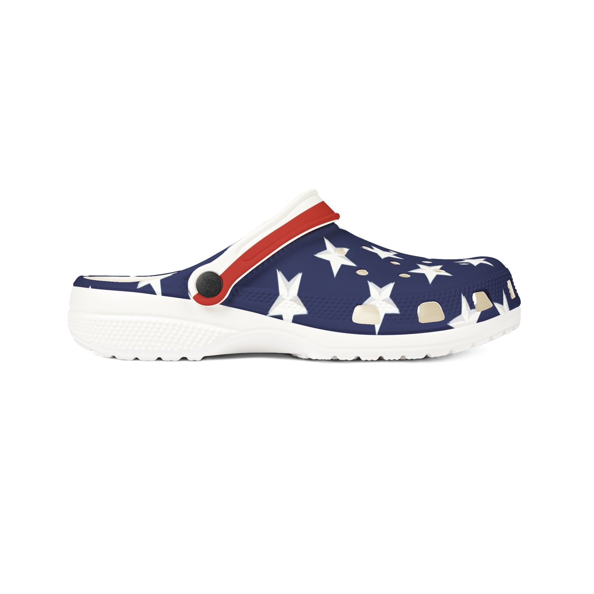 Stars and Stripes American Flag Patriotic EVA Foam Rubber Shoes - Top That Tees