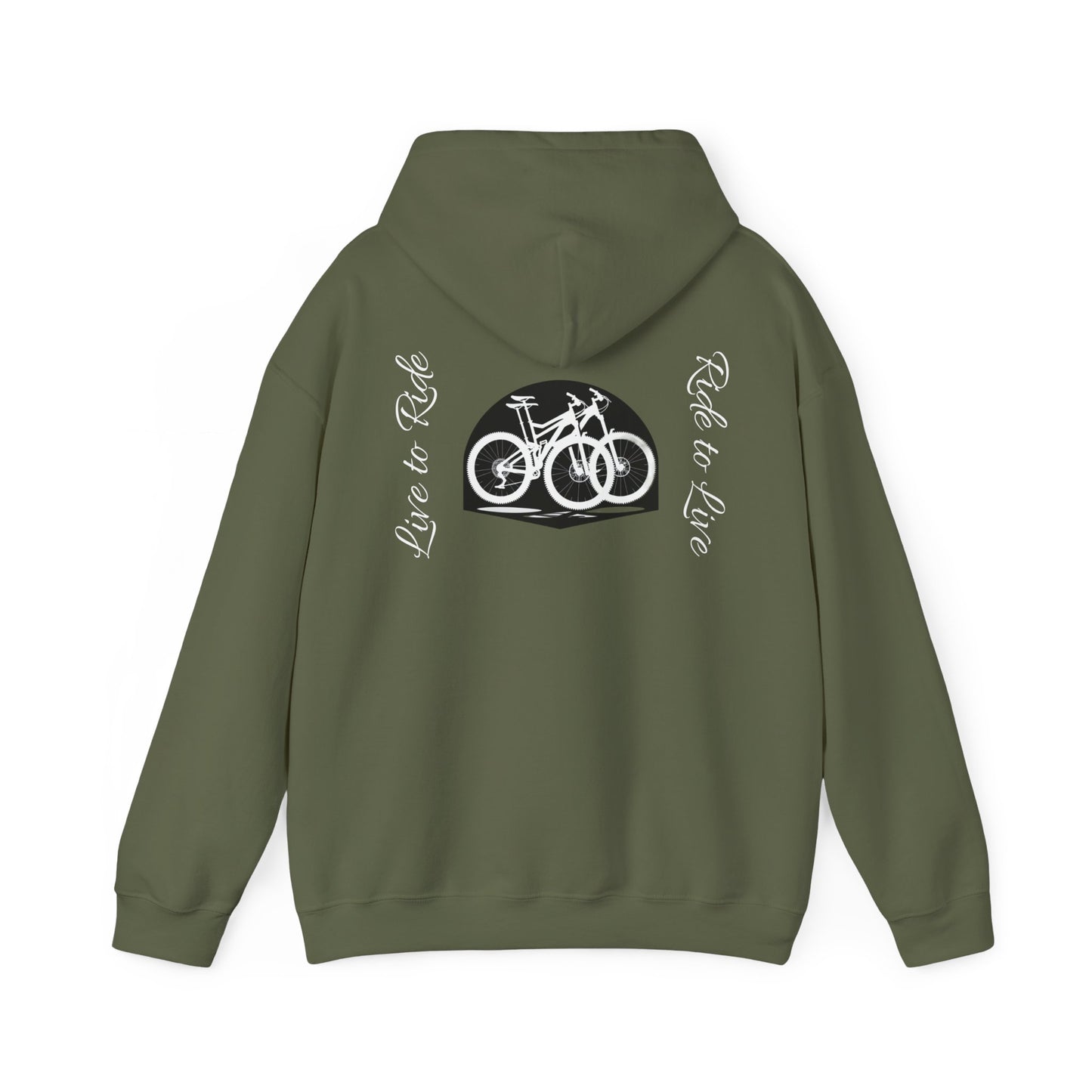 Live to Ride Unisex Heavy Blend™ Hooded Sweatshirt - Top That Tees