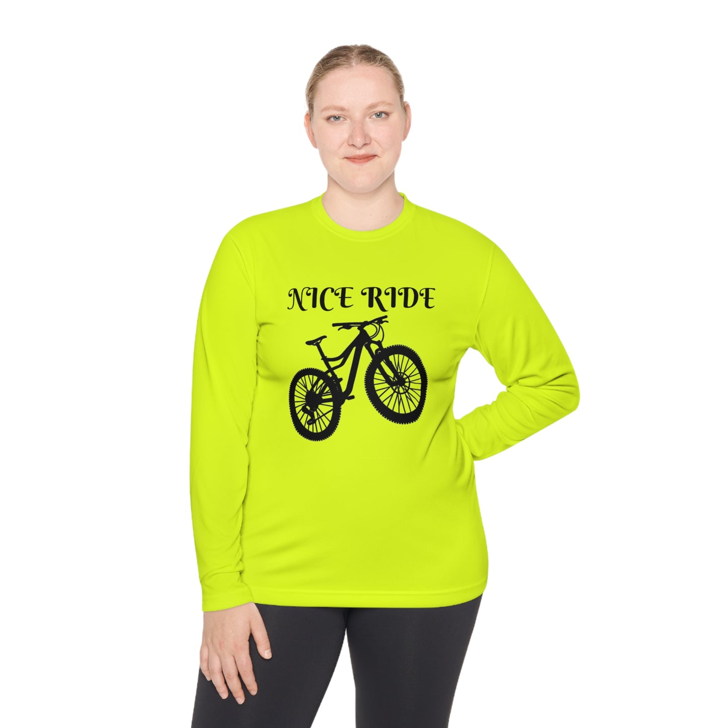 NICE RIDE Unisex Lightweight Long Sleeve Tee - Top That Tees