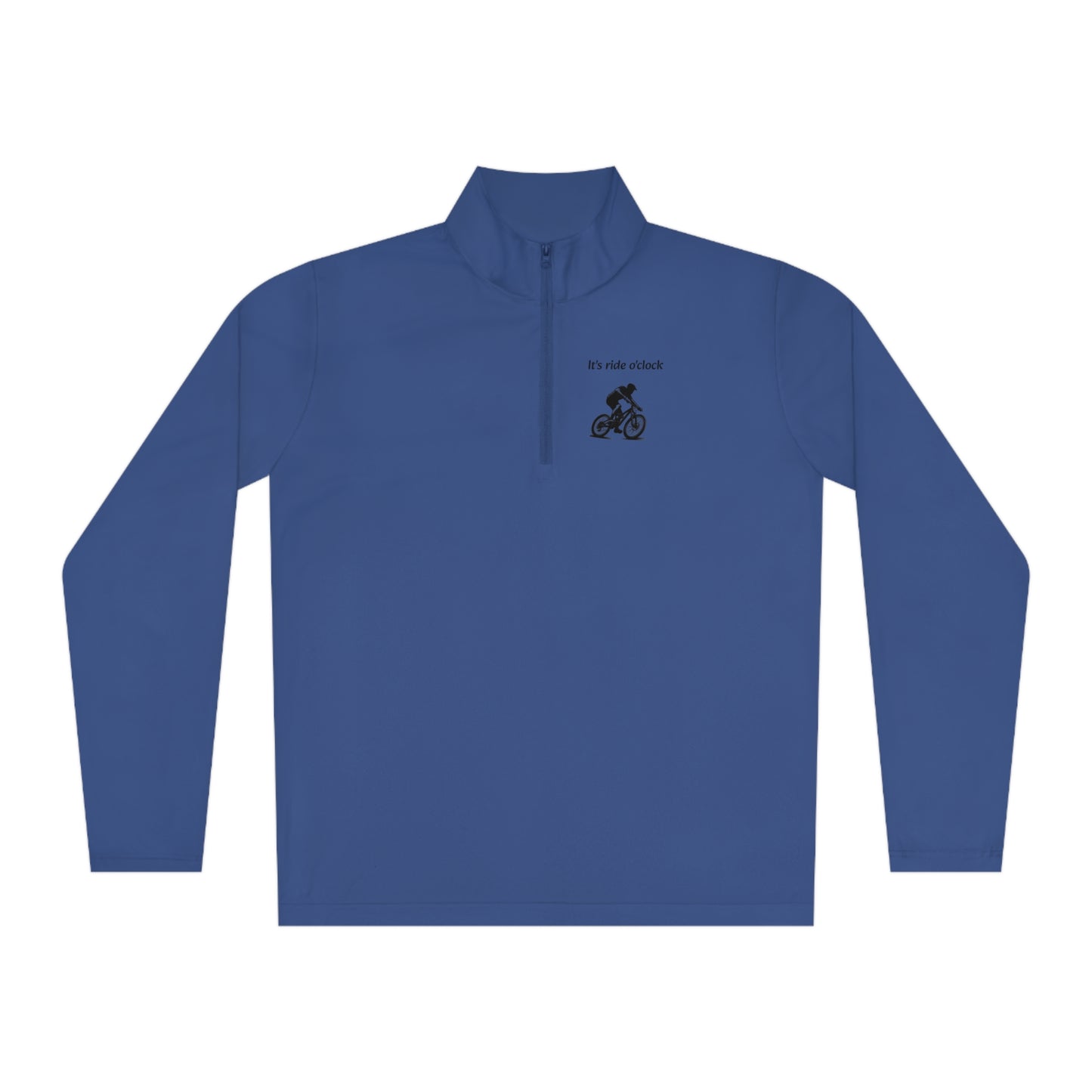 Unisex It's ride o'clock Quarter-Zip Pullover - Top That Tees