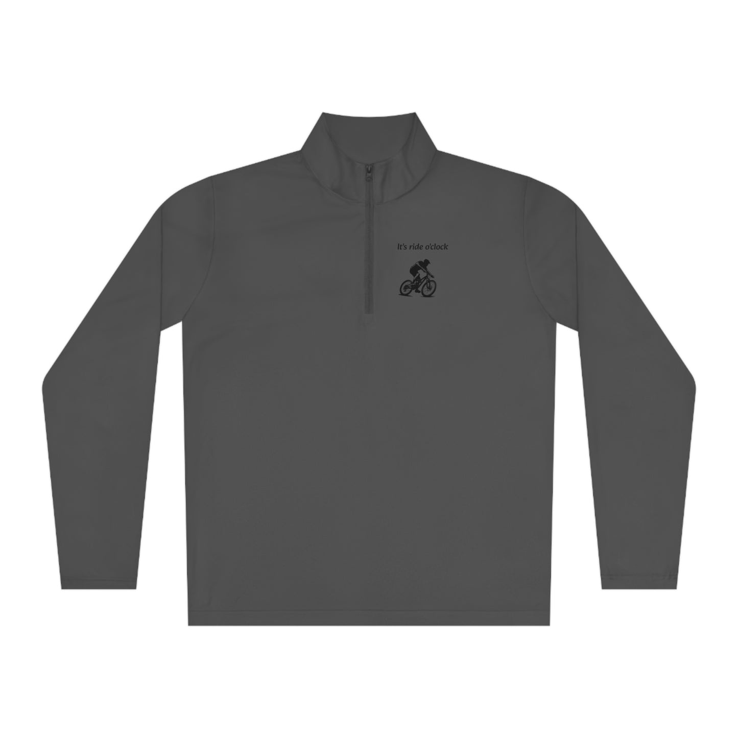 Unisex It's ride o'clock Quarter-Zip Pullover - Top That Tees