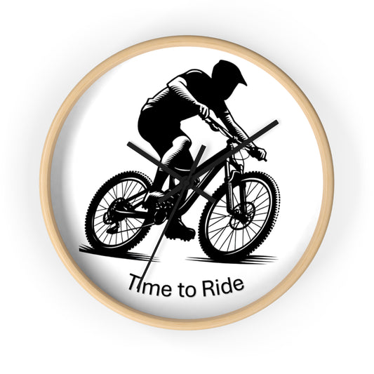 TIme to Ride Wall Clock - Top That Tees