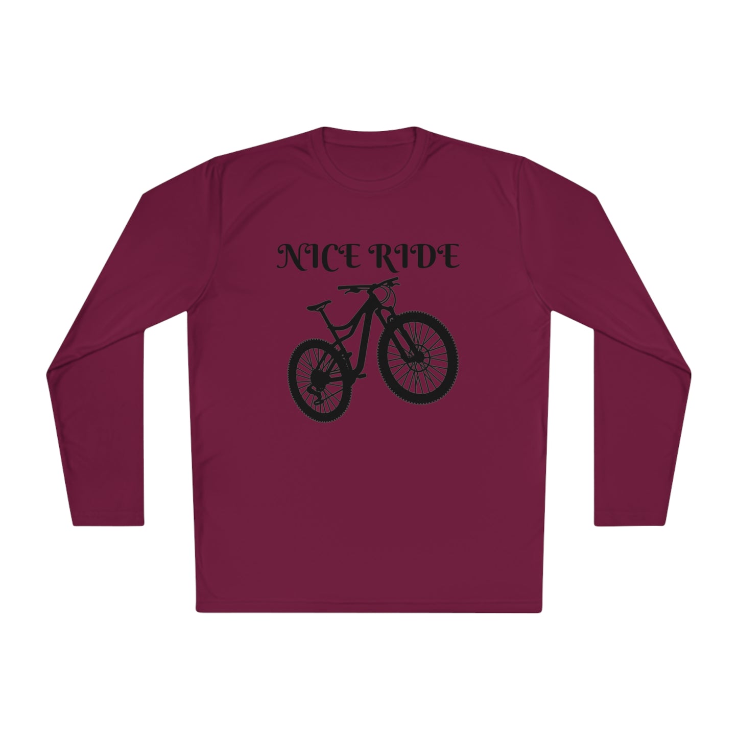 NICE RIDE Unisex Lightweight Long Sleeve Tee - Top That Tees