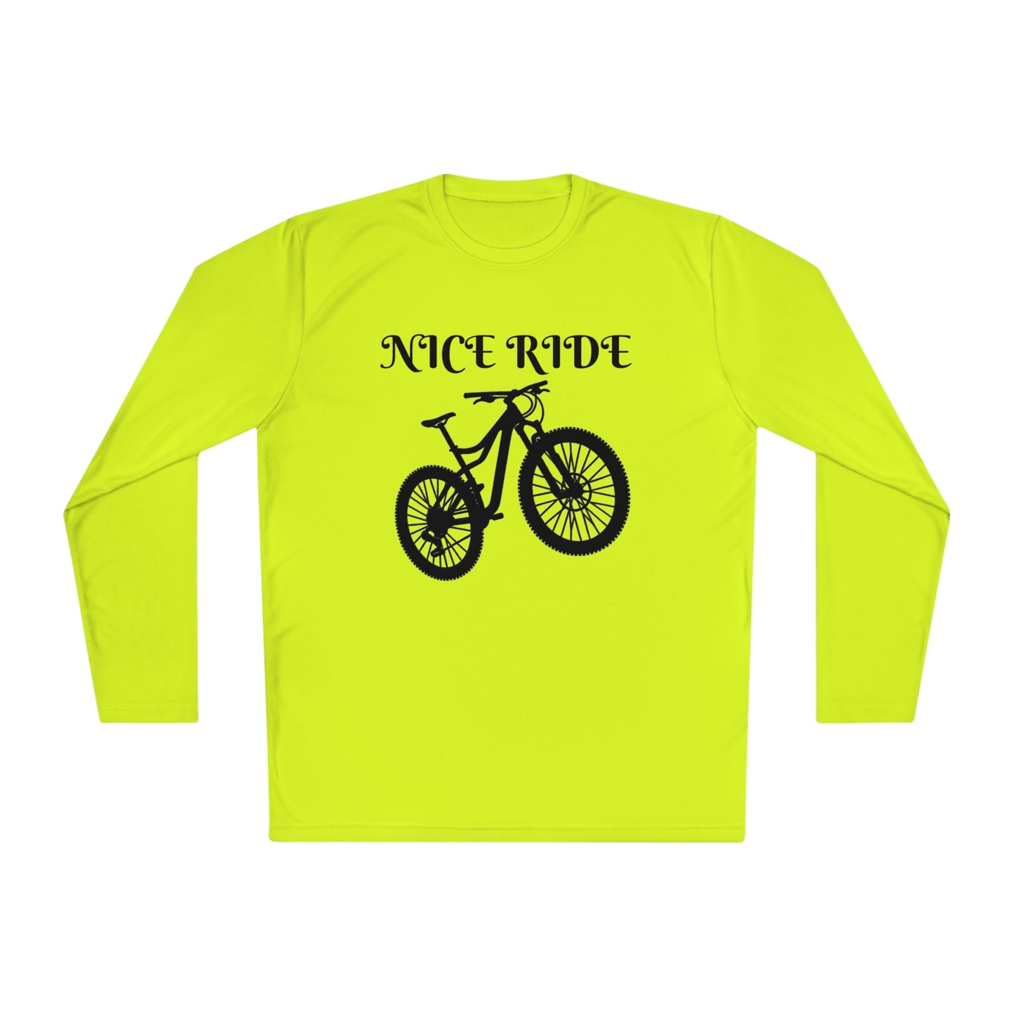 NICE RIDE Unisex Lightweight Long Sleeve Tee - Top That Tees