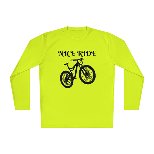 NICE RIDE Unisex Lightweight Long Sleeve Tee - Top That Tees