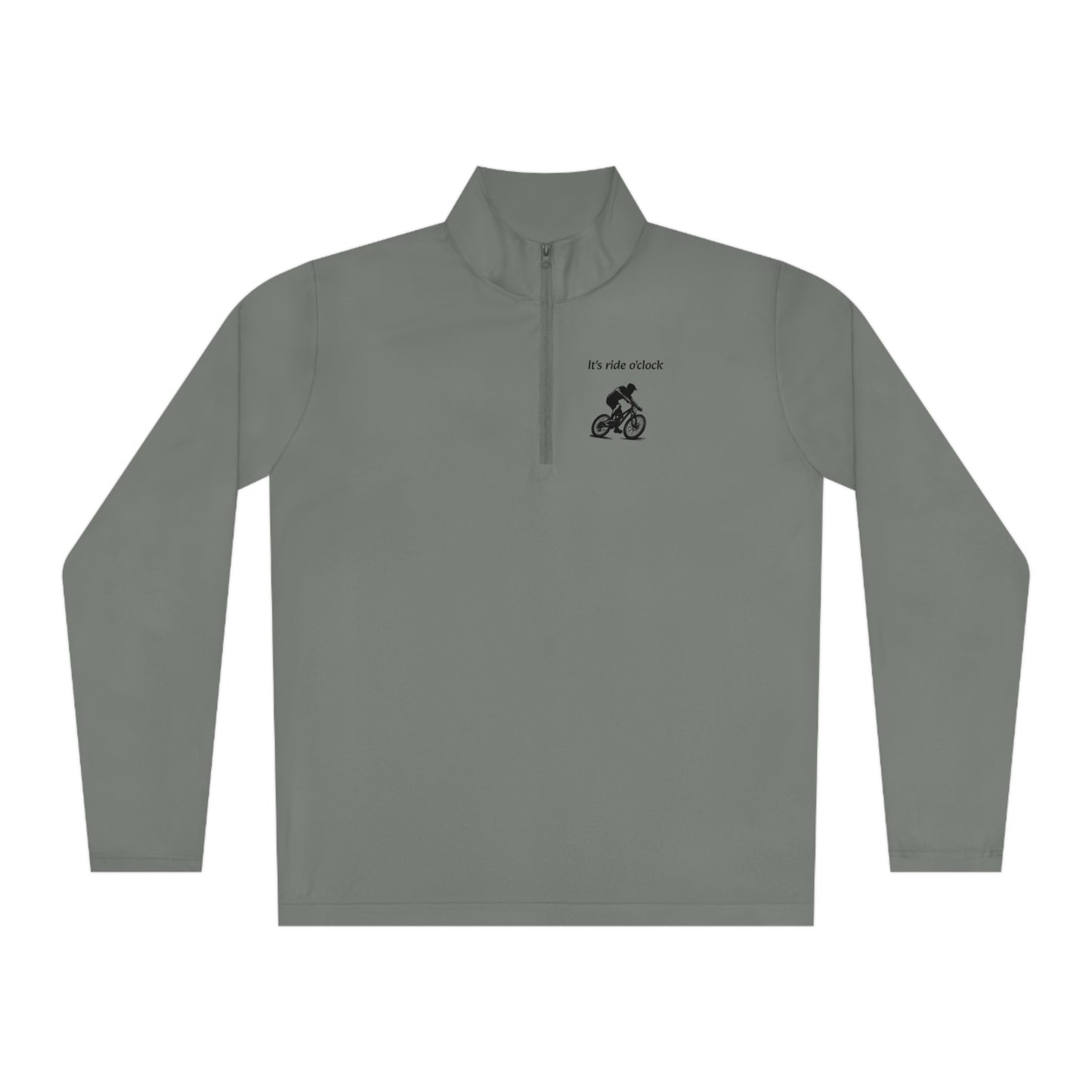 Unisex It's ride o'clock Quarter-Zip Pullover - Top That Tees