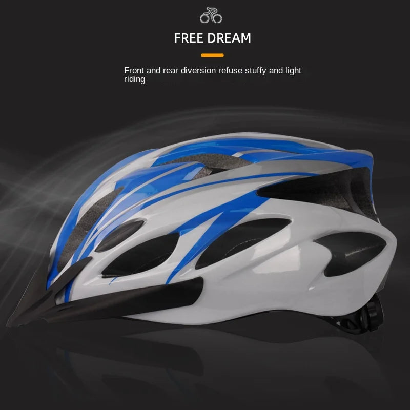 Lightweight Adjustable Cycling Helmet with Comfort Lining – Unisex MTB Bike Safety Head Protection - Top That Tees