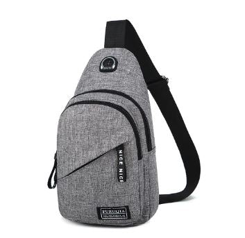 Men Women Sling Bag Chest Fanny Packs Cross Body Travel Sports Shoulder Backpack